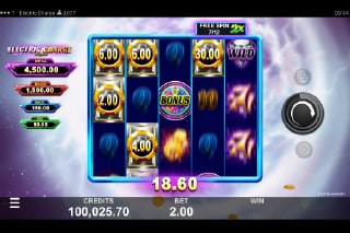 Electric Charge Free Spins Bonus Win