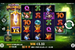 Excalibur Unleashed Mobile Slot Game
