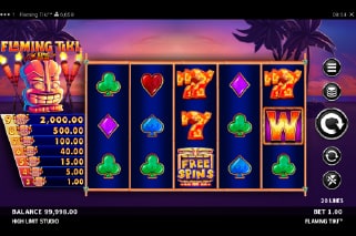 Flaming Tiki Mobile Slot Game