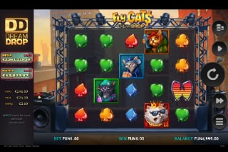 Fly Cats Dream Drop Mobile Slot Game