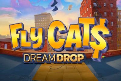 Fly Cats Dream Drop Slot Logo