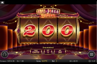 Free Reelin Joker 1000 Slot Win
