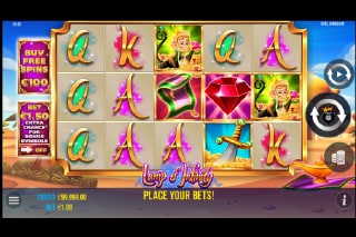 Lamp Of Infinity Mobile Slot Game