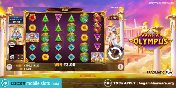 Original Pragmatic Play Gates of Olympus Mobile Slot