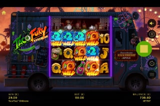Taco Fury XXXtreme Bonus Game
