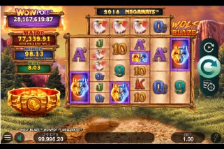 Wolf Blaze Wowpot Megaways Slot Game