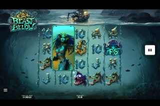 Beast Below Mobile Slot Game with Expanding Wilds