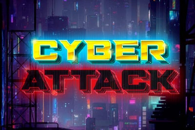 Cyber Attack Slot Logo