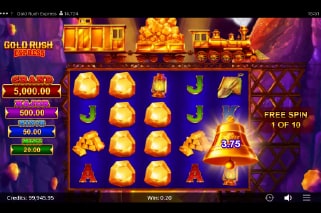 Gold Rush Express Free Spins Bonus