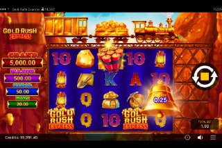 Gold Rush Express Mobile Slot Game