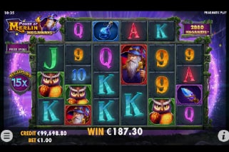 Power Of Merlin Megaways Free Spins Win