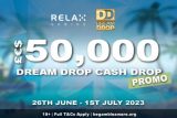 Relax Gaming Dream Drop Slots Casino Promo