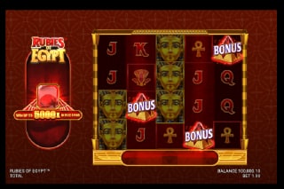 Rubies of Egypt Mobile Slot