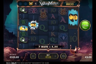 The Wish Master Megaways Wild Feature
