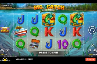 Big Catch Bass Fishing Mobile Slot Game