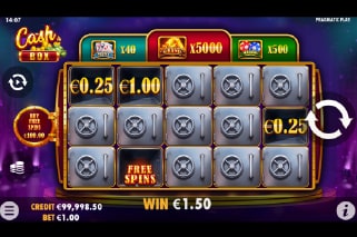 Cash Box Free Spins Bonus