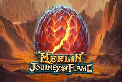 Merlin Journey Of Flame Slot Logo