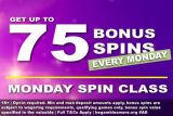 Monday Spin Class - Get up to 75 Casumo Bonus Spins