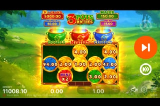 3 Pots Riches Bonus Win