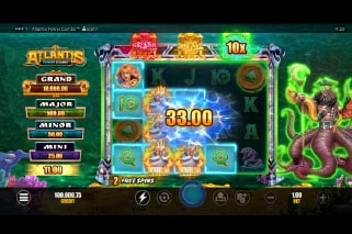 Atlantis Power Combo Free Spins Bonus