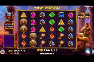 Forge Of Olympus Free Spins Win