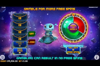 Rocket Blast Megaways Free Spins Gamble Feature