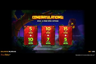 Treasures Of Kilauea Mega Moolah Bonus Pick