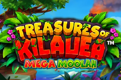 Treasures Of Kilauea Mega Moolah Mobile Slot Logo