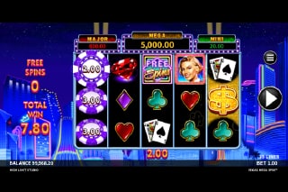 Vegas Mega Spin Express Collect Slot Feature