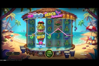Beach Invaders Mobile Slot Game
