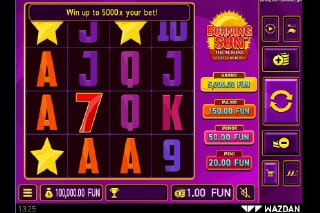 Burning Sun Extremely Light Mobile Slot