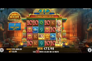 Fortunes Of Aztec Free Spins Bonus Win