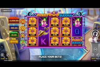 Funky Buddha Mobile Slot Game