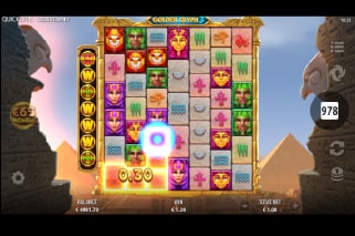 Golden Glyph 3 Cluster Win