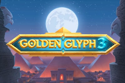 Golden Glyph 3 Slot Logo