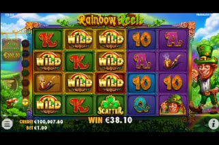 Rainbow Reels Slot Win with Wilds