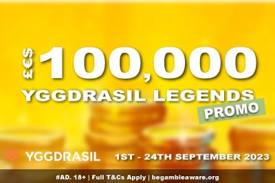 £€$100,000 Yggdrasil Slots Promo & Casumo Casino