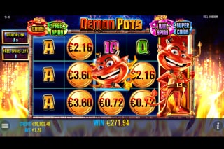 Demon Pots Free Spins Bonus Game