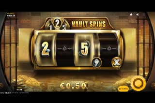 Easy Gold Vault Spins Bonus