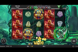 Return Of The Green Knight Free Spins Bonus