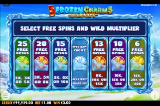 5 Frozen Charms Megaways Free Spins Pick