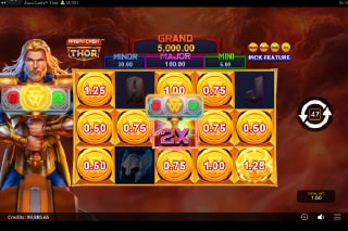 Area Cash Thor Bonus Game