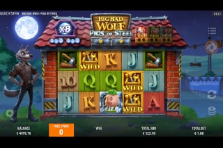 Big Bad Wolf Pigs Of Steel Free Spins