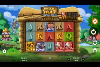 Big Bad Wolf Pigs Of Steel Mobile Slot
