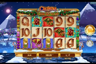 Cleopatra Christmas Free Spins Bonus