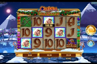 Cleopatra Christmas Slot Win