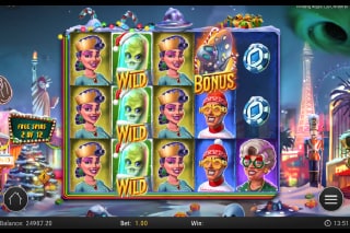 Invading Vegas Las Christmas Free Spins Bonus