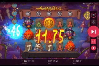 Abrakadabra Free Spins Win