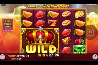 Juicy Fruits MultiHold Giant Wilds Feature