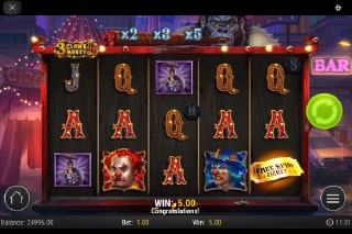 3 Clown Monty 2 Mobile Slot Game